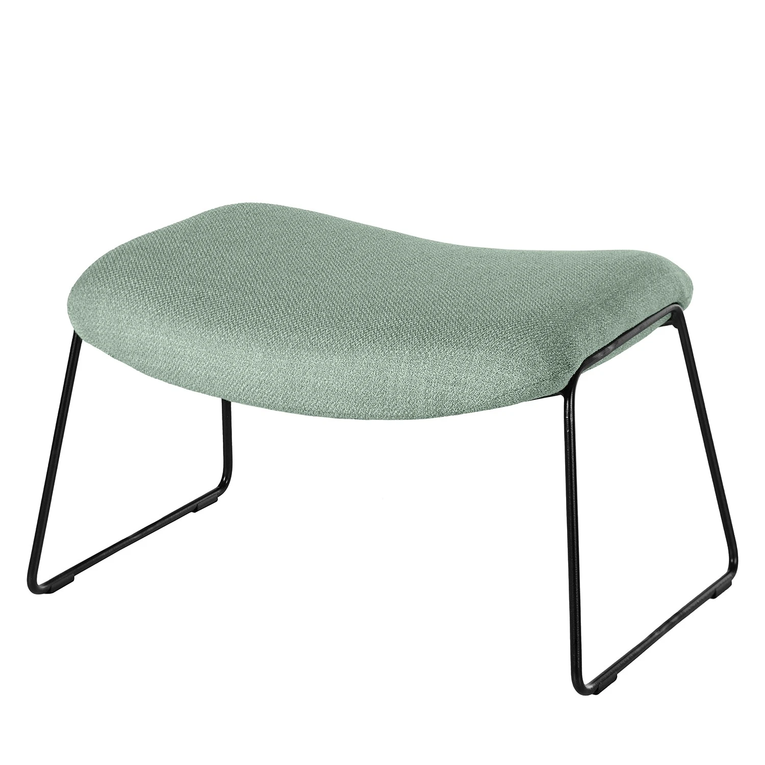 Red Living Polsterhocker Culin - Webstoff Noela: Mintgrau 1 Red Living Polsterhocker Culin - Webstoff Noela: Mintgrau