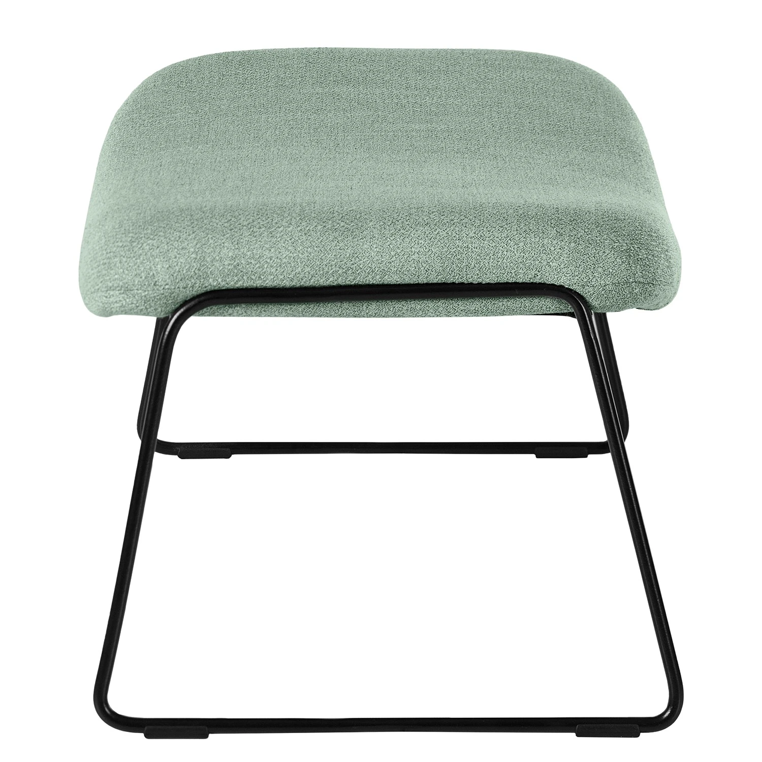 Red Living Polsterhocker Culin - Webstoff Noela: Mintgrau 5 Red Living Polsterhocker Culin - Webstoff Noela: Mintgrau – Bild 5