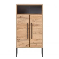 Schildmeyer Kommode Limmo II - Eiche Landhaus Dekor / Schwarz -Wohnzimmermöbel boutique en ligne 1000228641 201022 14484500008 DETAILS P000000001000228641