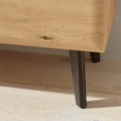 Loftscape TV-Lowboard Tornac - Eiche Artisan Dekor / Schwarz - Breite: 160 cm -Wohnzimmermöbel boutique en ligne 1000228646 201028 06341900102 DETAILS P000000001000228646