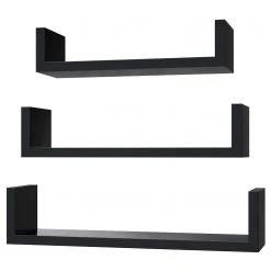 Loftscape Wandregal Tremel (3er-Set) - Schwarz -Wohnzimmermöbel boutique en ligne 1000229716 201104 13580100076 DETAILS P000000001000229716