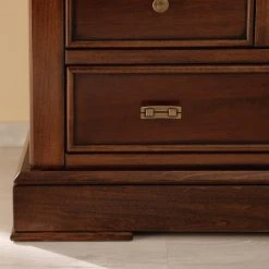 Ridgevalley Standvitrine Brieux - Tulpenbaum teilmassiv - Tulpenbaum Antik -Wohnzimmermöbel boutique en ligne 1000230613 201113 12531400040 DETAILS P000000001000230613