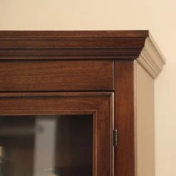 Ridgevalley Standvitrine Brieux - Tulpenbaum teilmassiv - Tulpenbaum Antik -Wohnzimmermöbel boutique en ligne 1000230613 201113 12531800045 DETAILS P000000001000230613