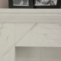 Loftscape Elektrokamin Boyne - Marmor Weiß Dekor -Wohnzimmermöbel boutique en ligne 1000230615 201113 12534200068 DETAILS P000000001000230615