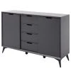 Loftscape Sideboard Nevez II - Weiß / Grau