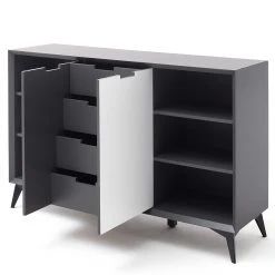 Loftscape Sideboard Nevez II - Weiß / Grau -Wohnzimmermöbel boutique en ligne 1000230749 201113 13073100007 DETAILS P000000001000230749