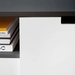 Loftscape TV-Lowboard Nevez - Weiß / Grau -Wohnzimmermöbel boutique en ligne 1000230755 201113 13081700031 DETAILS P000000001000230755