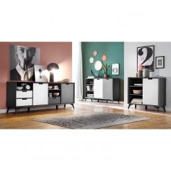 Loftscape Sideboard Nevez I - Weiß / Grau -Wohnzimmermöbel boutique en ligne 1000230756 201113 13082700036 MOOD DETAILS P000000001000230756 mood