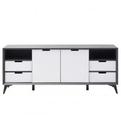 Loftscape Sideboard Nevez I - Weiß / Grau -Wohnzimmermöbel boutique en ligne 1000230756 211007 13330800077 DETAILS P000000001000230756