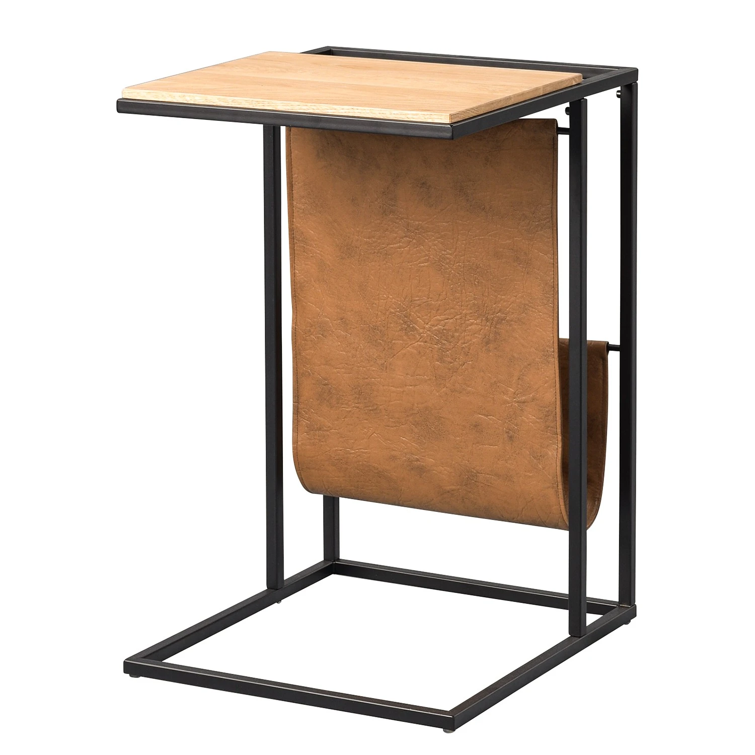 Red Living Beistelltisch Vivonne - Wildeiche massiv / Metall - Wildeiche / Schwarz 1 Red Living Beistelltisch Vivonne - Wildeiche massiv / Metall - Wildeiche / Schwarz