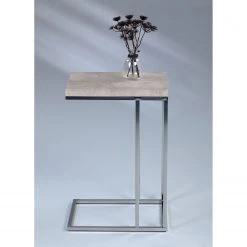 Loftscape Beistelltisch Tuffe - Beton Dekor / Silber -Wohnzimmermöbel boutique en ligne 1000231184 210108 11245900005 MOOD DETAILS P000000001000231184 mood