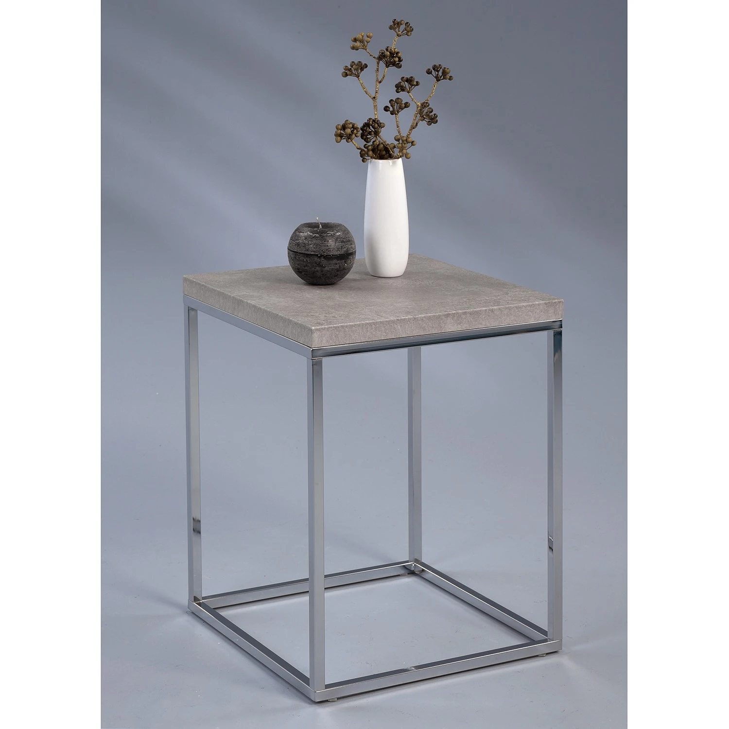 Loftscape Beistelltisch Sewen - Beton Dekor / Silber 2 Loftscape Beistelltisch Sewen - Beton Dekor / Silber – Bild 2