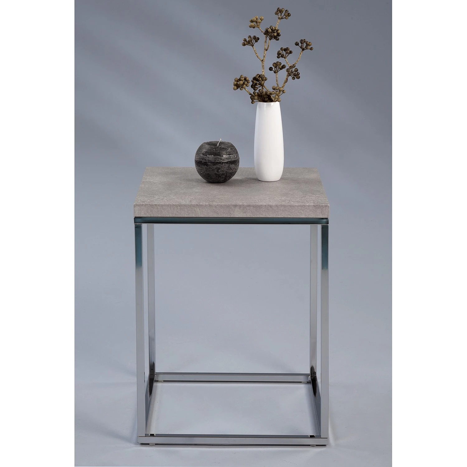 Loftscape Beistelltisch Sewen - Beton Dekor / Silber 3 Loftscape Beistelltisch Sewen - Beton Dekor / Silber – Bild 3