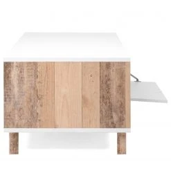 Loftscape Couchtisch Mayac - Weiß / Altholz Dekor -Wohnzimmermöbel boutique en ligne 1000231362 201208 11135900054 DETAILS P000000001000231362