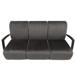 Ars manufacti Sofa Menet (3-Sitzer) - Samt - Samt Ravi: Grau -Wohnzimmermöbel boutique en ligne 1000231899 210205 07461300681 DETAILS P000000001000231899