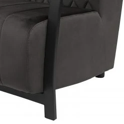 Ars manufacti Sofa Menet (3-Sitzer) - Samt - Samt Ravi: Grau -Wohnzimmermöbel boutique en ligne 1000231899 210205 07462400686 DETAILS P000000001000231899