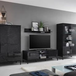 LC Spa Wandboard Mango - Hochglanz Schwarz -Wohnzimmermöbel boutique en ligne 1000235362 201208 10443900014 MOOD DETAILS P000000001000235362 mood