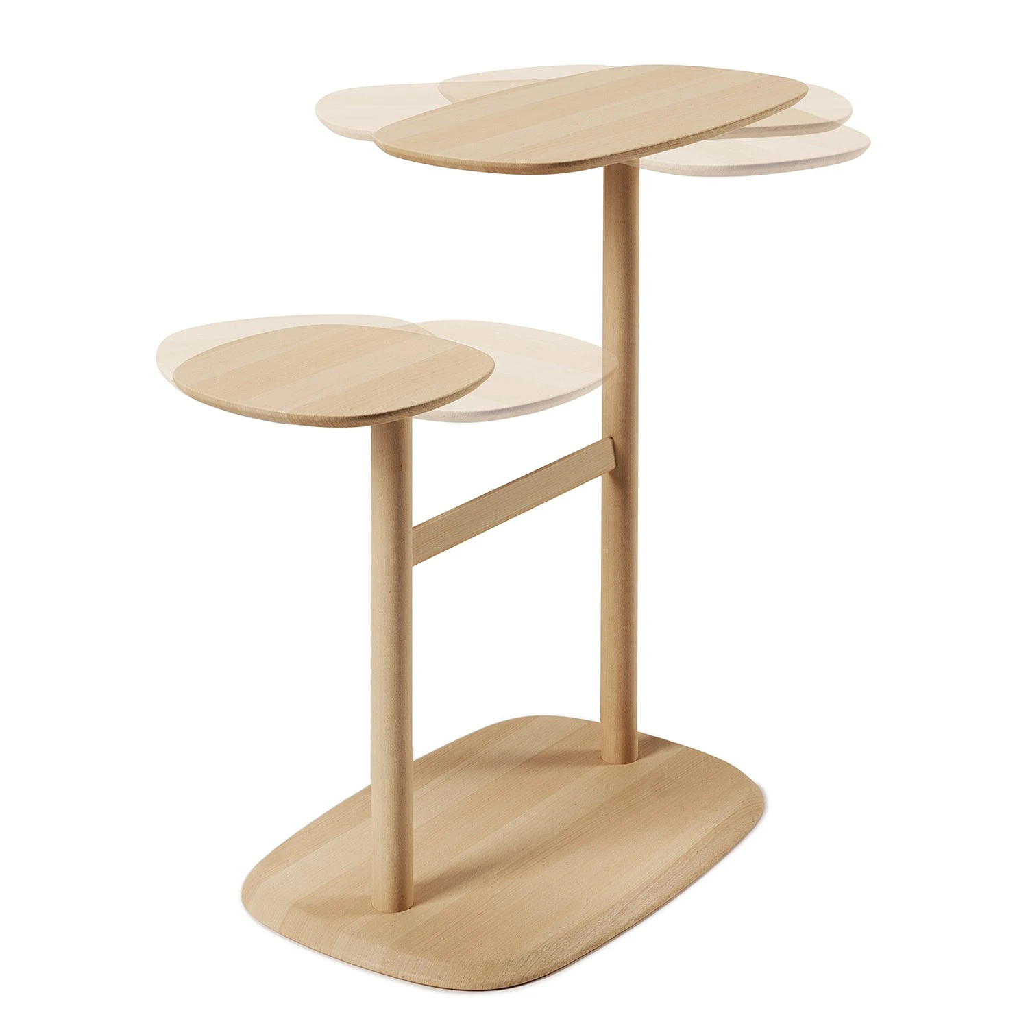 Umbra Beistelltisch Swivo - Buche massiv - Buche 10 Umbra Beistelltisch Swivo - Buche massiv - Buche – Bild 10