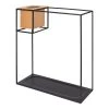 Umbra Wandregal Cubist I - Metall / Buche massiv - Schwarz / Buche