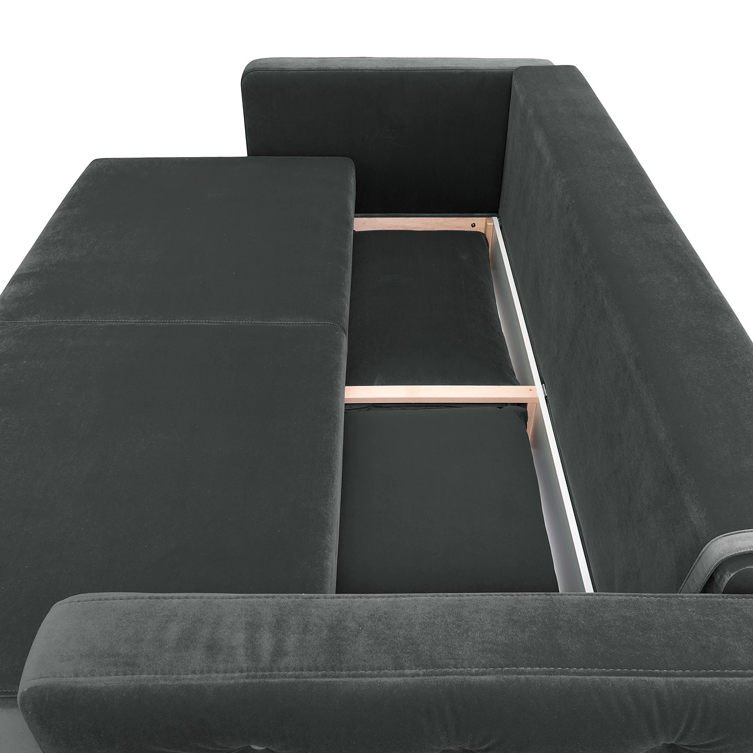 Jack & Alice Big Sofa Cape Vincent - Samt - Samt Vaia: Dunkelgrau 7 Jack & Alice Big Sofa Cape Vincent - Samt - Samt Vaia: Dunkelgrau – Bild 7