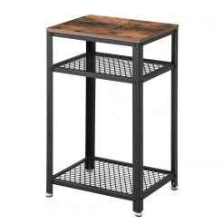 Red Living Beistelltisch Morristown III - Metall - Braun / Schwarz