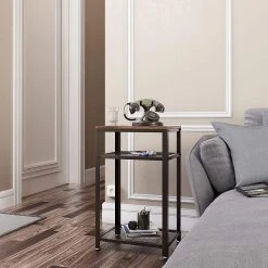 Red Living Beistelltisch Morristown III - Metall - Braun / Schwarz -Wohnzimmermöbel boutique en ligne 1000235669 201210 06174800023 MOOD DETAILS P000000001000235669 mood