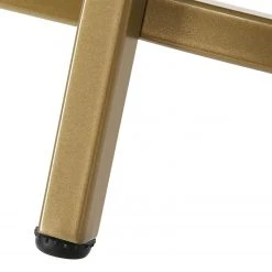 Red Living Couchtisch Poygan - Glas / Metall - Gold -Wohnzimmermöbel boutique en ligne 1000235673 201210 06183000047 DETAILS P000000001000235673