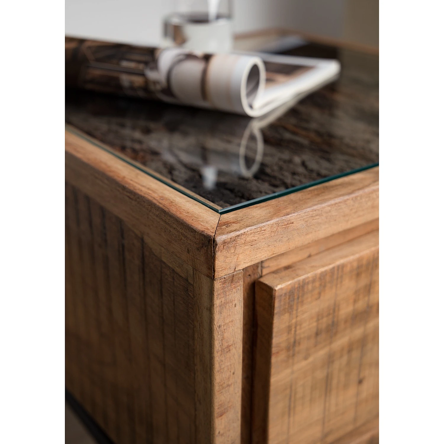 Ars Natura Couchtisch Roody I - Akazie massiv / Metall - Akazie / Schwarz 12 Ars Natura Couchtisch Roody I - Akazie massiv / Metall - Akazie / Schwarz – Bild 12