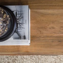 Ars Natura Sideboard Roody - Inkl. Beleuchtung - Akazie massiv / Metall - Akazie / Schwarz -Wohnzimmermöbel boutique en ligne 1000238181 220420 075 DETAILS P000000001000238181