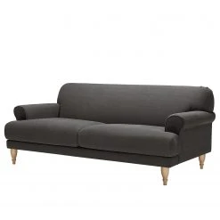Studio Copenhagen Sofa Ginger (2-Sitzer) - Baumwollstoff Nela: Grau - Eiche Hell