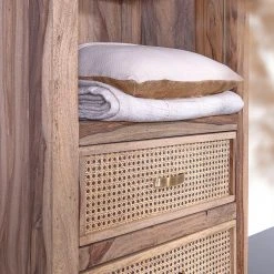 Naturoo Regal Rodern - Sheesham massiv / Wiener Geflecht 9 Naturoo Regal Rodern - Sheesham massiv / Wiener Geflecht -Wohnzimmermöbel boutique en ligne 1000239495 210108 13363500035 DETAILS P000000001000239495