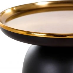 Red Living Beistelltisch Payzac VII - Metall - Schwarz -Wohnzimmermöbel boutique en ligne 1000239523 210108 13400200143 DETAILS P000000001000239523