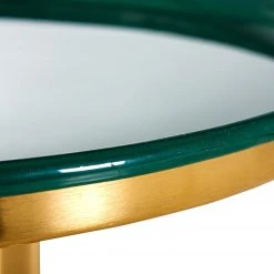 Red Living Beistelltisch Payzac III - Metall - Grün / Gold -Wohnzimmermöbel boutique en ligne 1000239533 210108 13404600168 DETAILS P000000001000239533