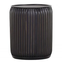 Red Living Beistelltisch Payzac VI - Metall - Schwarz / Gold