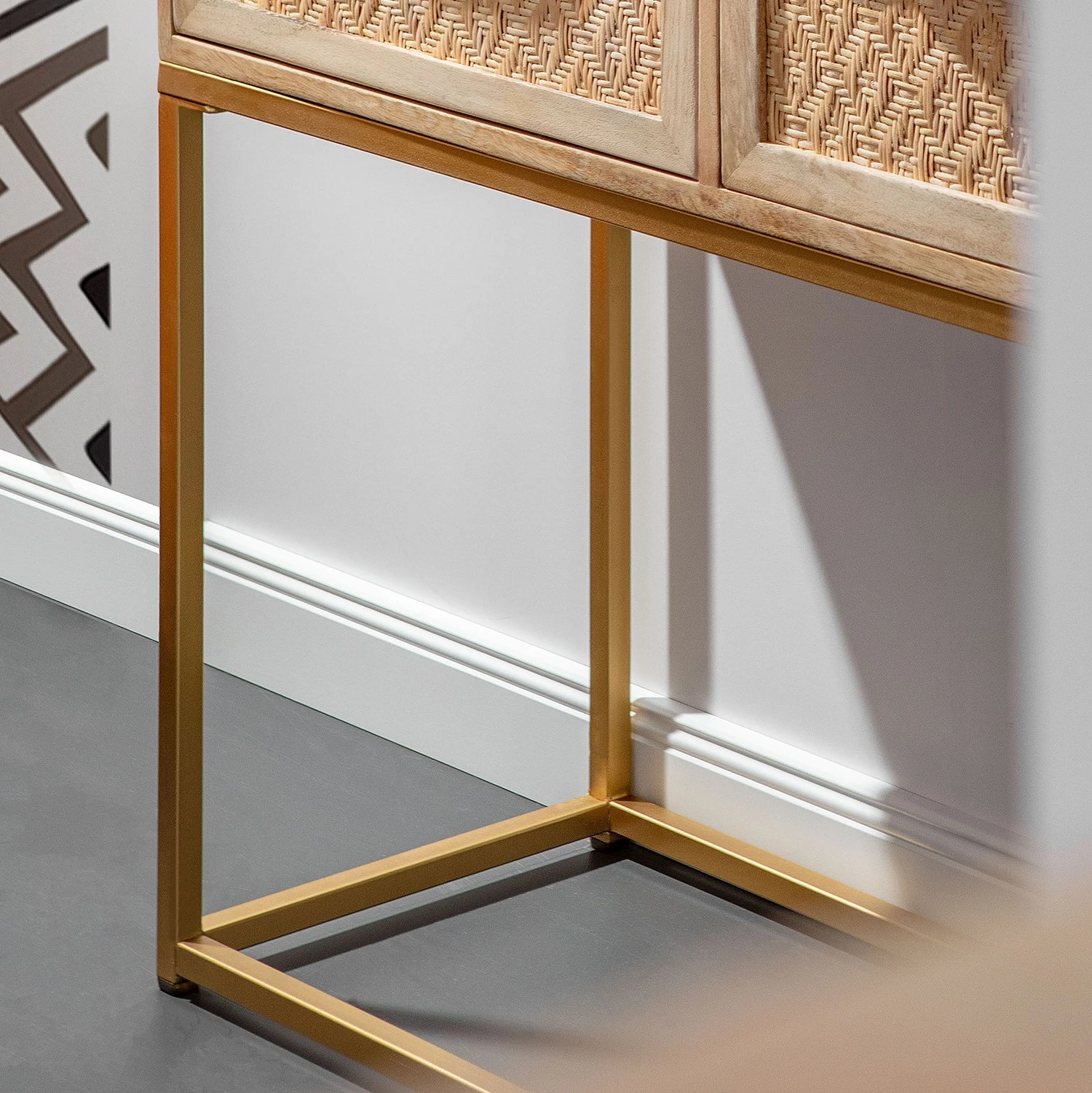 Naturoo Konsolentisch Rumilly - Rattangeflecht / Mango massiv 7 Naturoo Konsolentisch Rumilly - Rattangeflecht / Mango massiv – Bild 7