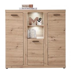 Loftscape Highboard Veynes - Inkl. Beleuchtung - Eiche Artisan Dekor -Wohnzimmermöbel boutique en ligne 1000240115 201228 11365300003 DETAILS P000000001000240115
