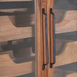 Red Living Barschrank Viessoix - Teak massiv & Akazie massiv / Eisen - Teak / Anthrazit -Wohnzimmermöbel boutique en ligne 1000240176 210115 08042800032 DETAILS P000000001000240176