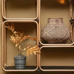 Red Living Wandregal Oissel I - Akazie massiv / Metall - Akazie Schwarz / Gold 5 Red Living Wandregal Oissel I - Akazie massiv / Metall - Akazie Schwarz / Gold -Wohnzimmermöbel boutique en ligne 1000240796 210113 13360000006 DETAILS P000000001000240796