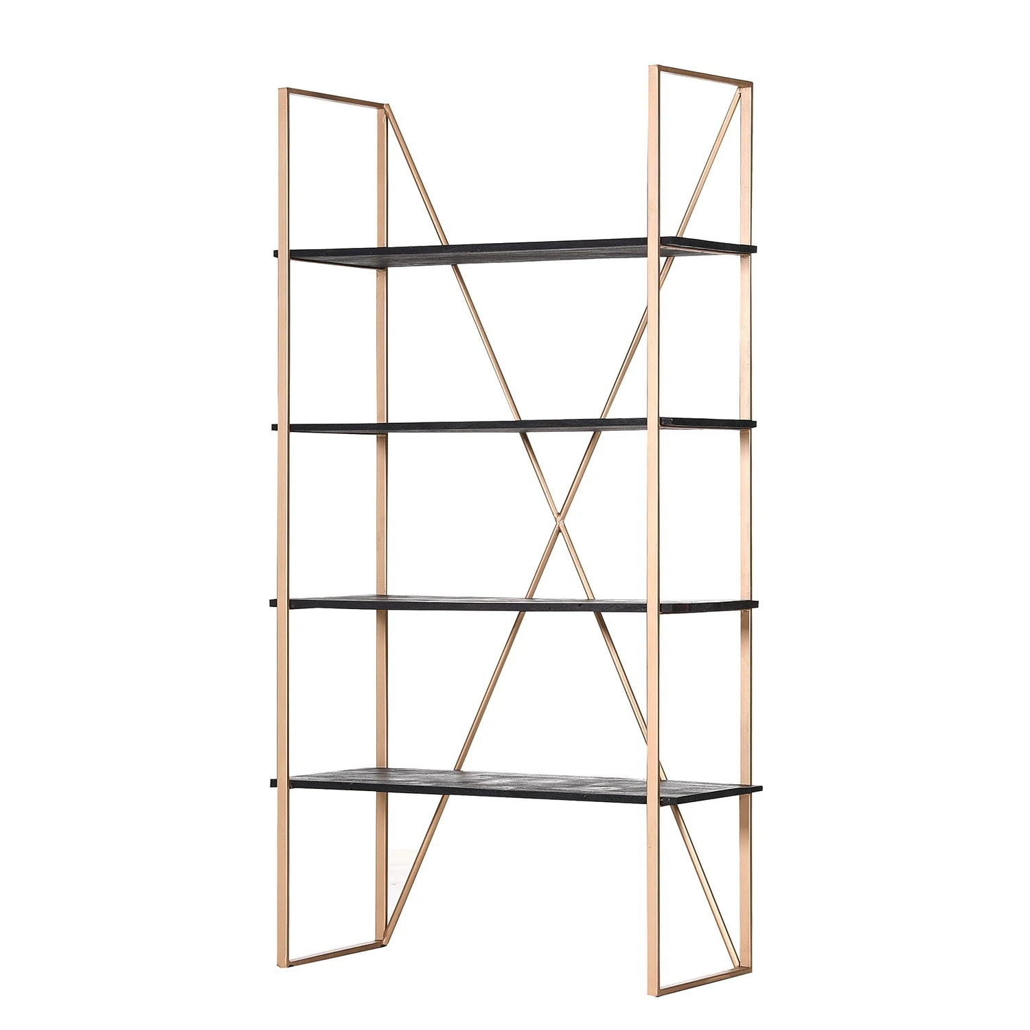 Red Living Regal Oissel - Akazie massiv / Metall - Akazie Schwarz / Gold 1 Red Living Regal Oissel - Akazie massiv / Metall - Akazie Schwarz / Gold