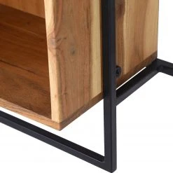 Red Living Wandregal Fenay - Akazie massiv / Metall - Akazie / Schwarz -Wohnzimmermöbel boutique en ligne 1000240833 210113 13421100189 DETAILS P000000001000240833