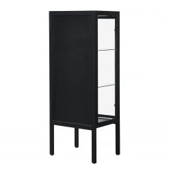 Loftscape Highboard Aregno - Glas / Metall - Schwarz - Breite: 55 cm -Wohnzimmermöbel boutique en ligne 1000241507 210113 13511500075 DETAILS P000000001000241507