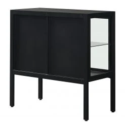 Loftscape Kommode Aregno - Glas / Metall - Schwarz -Wohnzimmermöbel boutique en ligne 1000241511 210113 13514500092 DETAILS P000000001000241511