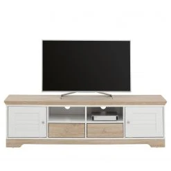 Ridgevalley TV-Lowboard Rebais II - Weiß / Beige -Wohnzimmermöbel boutique en ligne 1000241522 210113 13520900105 DETAILS P000000001000241522