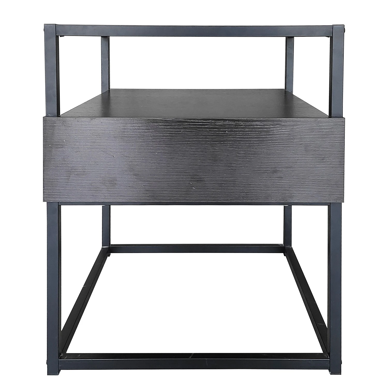 Loftscape Beistelltisch Dorsey - Glas / Metall - Schwarz / Bambus Schwarz 2 Loftscape Beistelltisch Dorsey - Glas / Metall - Schwarz / Bambus Schwarz – Bild 2