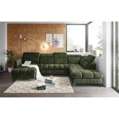 Loftscape Wohnlandschaft Grillon - Samt - Samt Insa: Moosgrün - Longchair davorstehend links / Ottomane rechts 24 Loftscape Wohnlandschaft Grillon - Samt - Samt Insa: Moosgrün - Longchair davorstehend links / Ottomane rechts -Wohnzimmermöbel boutique en ligne 1000241735 210127 18342001025 DETAILS P000000001000241735