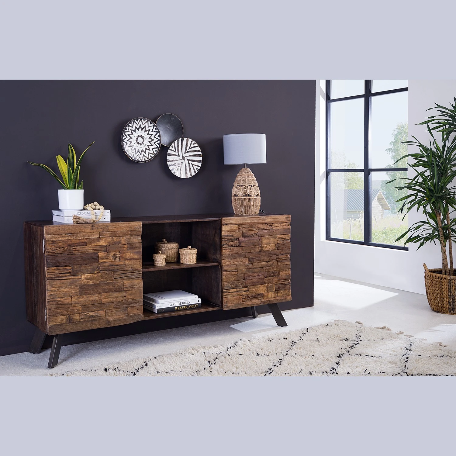 Ars Natura Sideboard Woodal - Akazie massiv 2 Ars Natura Sideboard Woodal - Akazie massiv – Bild 2