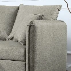 Loftscape Ecksofa Lillers - Webstoff - Hellgrau - Longchair davorstehend links -Wohnzimmermöbel boutique en ligne 1000242710 210929 141229000121 DETAILS P000000001000242710