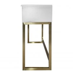 Red Living Konsolentisch Varades - Weiß / Gold -Wohnzimmermöbel boutique en ligne 1000242715 210121 07545500010 DETAILS P000000001000242715