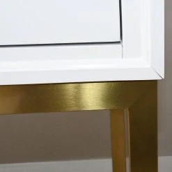 Red Living Konsolentisch Varades - Weiß / Gold -Wohnzimmermöbel boutique en ligne 1000242715 210121 07555300011 DETAILS P000000001000242715