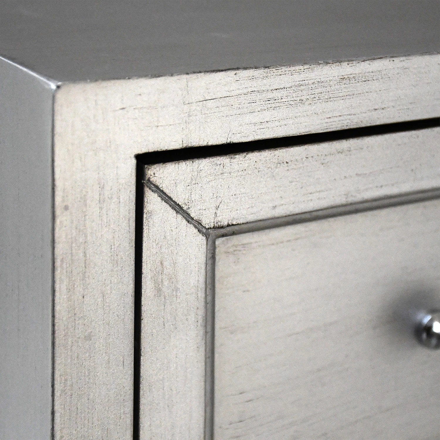 Red Living Kommode Vaunac - Matt Silber / Schwarz 8 Red Living Kommode Vaunac - Matt Silber / Schwarz – Bild 8